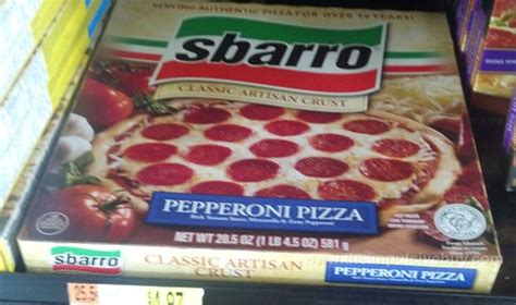 Spotted On Shelves Sbarro Frozen Pizza The Impulsive Buy