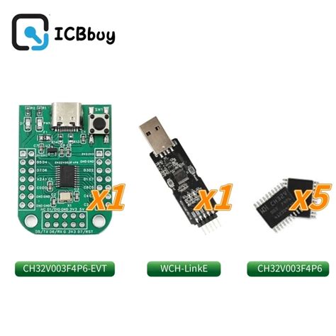 CH32V003F4P6 Development Board Kit MCU Development Application