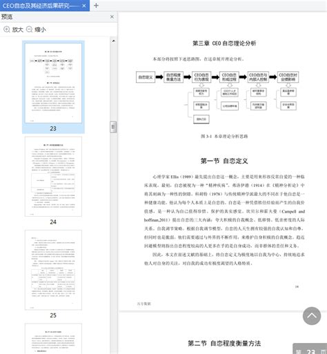 资料下载：浙商大硕士论文ceo自恋及其经济后果研究高清pdf