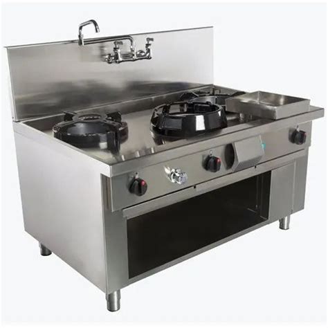 3 Burner Stainless Steel Chinese Cooking Range At Rs 86969 Cooking