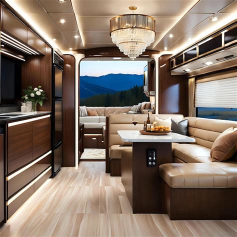glamorous rv interior design ideas  bold lighting  textures