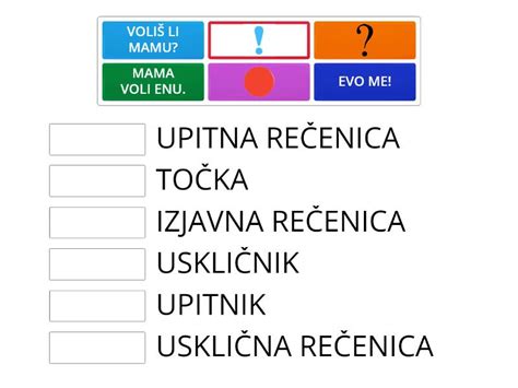 Vrste Re Enica Match Up