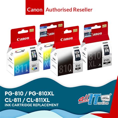 Canon Pg 810pg 810xl Black Cl 811cl 811xl Color Ink Cartridge