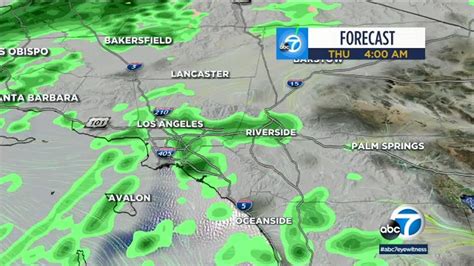 Southern California Seeing Light Drizzle Heavier Rain Still To Come L