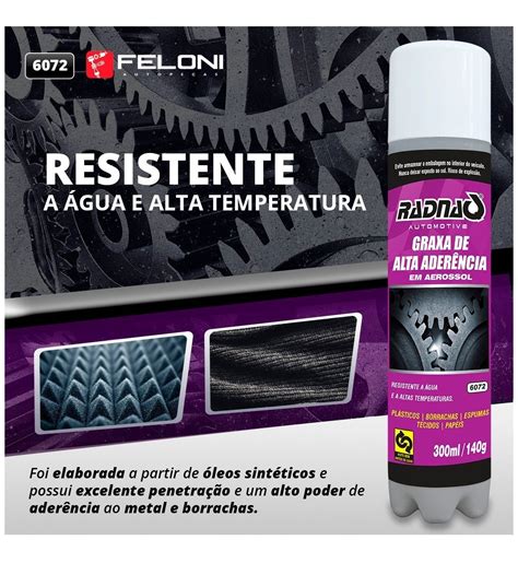 Graxa Alta Aderência Spray Radnaq 06 Unidades Promoção Frete grátis