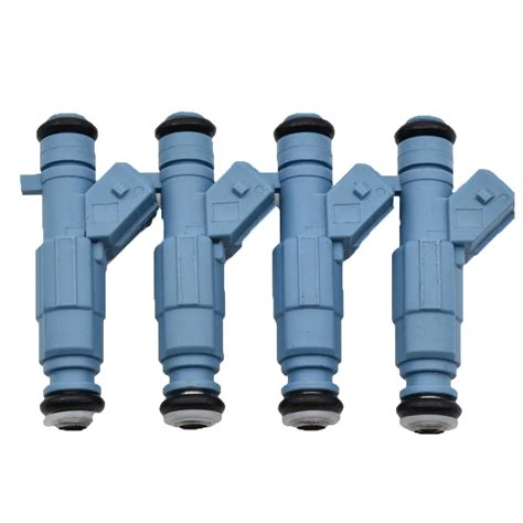 4PC Fuel Injector Nozzle For PEUGEOT 206 307 CITROEN C4 COUPE VTS 2004