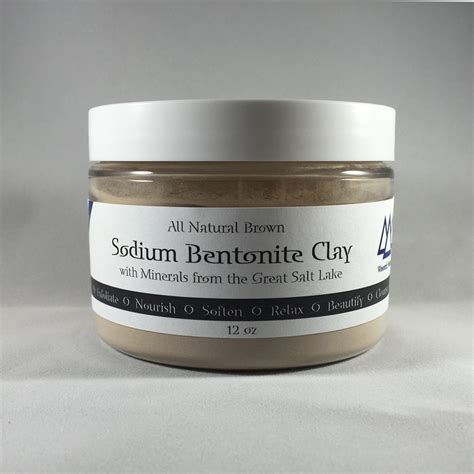 Natural Sodium Bentonite Clay Wasatch Naturals