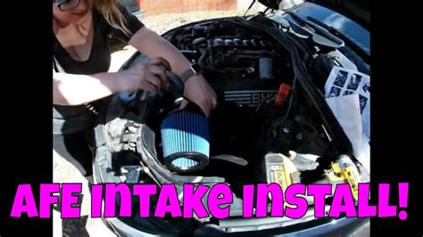 Heather S 2010 Bmw 550i M Sport Afe Intake Install Youtube