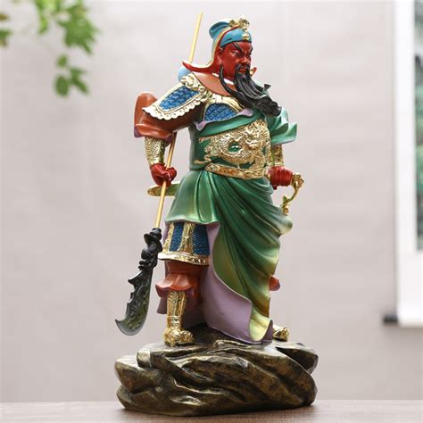 Wu Caishen Guan Gong God Of Wealth Buddha Statue Guan Erye Like Guan Yu