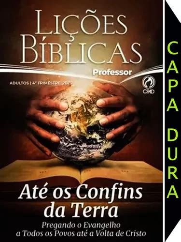 Lições Bíblicas Adulto Livro De Apoio Professor Capa Dura à venda em