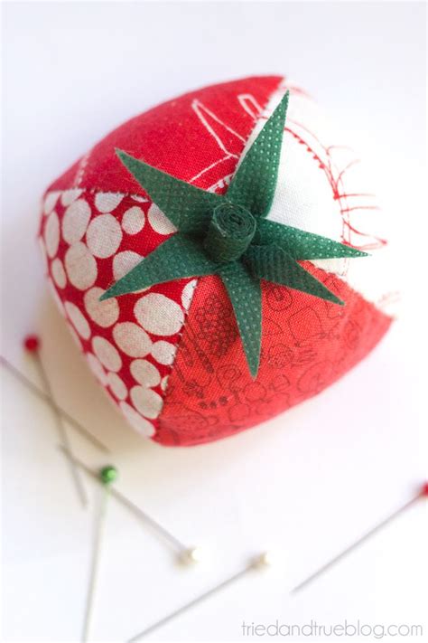 Quilted Tomato Pin Cushion Tried And True Creative Pin Cushions Pin