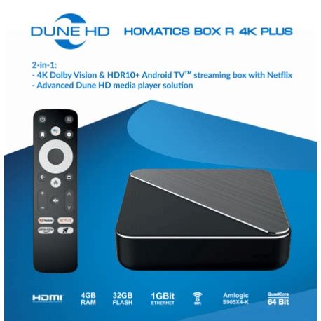 Android Tv Box Dune Hd Homatics Box R K Plus Netflix K Google Tv