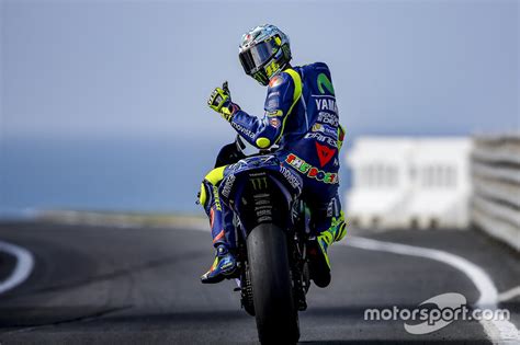 Valentino Rossi Yamaha Factory Racing At Phillip Island February