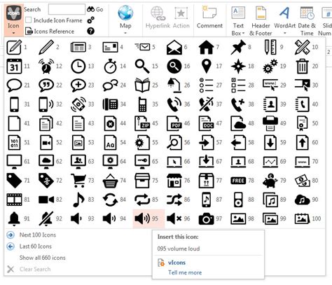 Microsoft office clipart icons