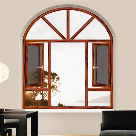 6063 T5 Aluminum 180 Degree Arched Casement Windows