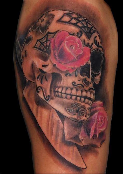 Tatuajes De Catrinas Con Rosas Y Calaveras