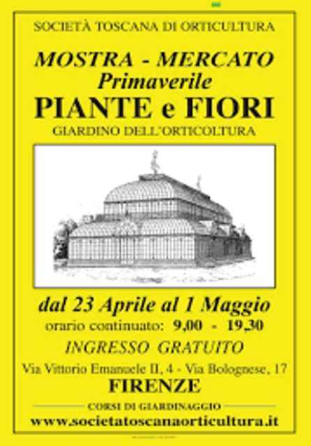 Firenze Mostra Mercato Di Piante E Fiori Al Giardino Dell