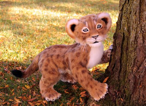 Realistic Lion Toy Lion Cub Toy Simba Stuffed Toy Custom Etsy Canada