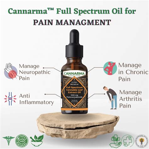 Cannarma Full Spectrum Cannabis Extract Oil 1200mg Aarogya CBD