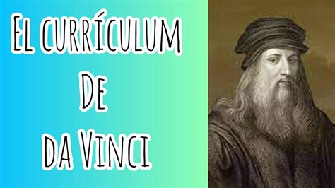 Carta De Leonardo Da Vinci A Ludovico Sforza En Youtube