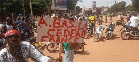 Burkina Manifestations hostiles à la France et à la CEDEAO ce mardi à