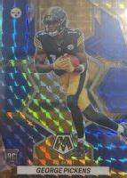 George Pickens Mosaic Nfl Debut Blue Psa Price Guide