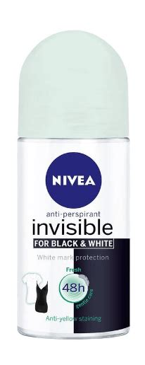 NIVEA Deodorant Black & White Fresh Anti-Perspirant Roll-on 50ml ...