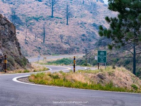 Traveling Monitor Pass Sierra Mountain Passes