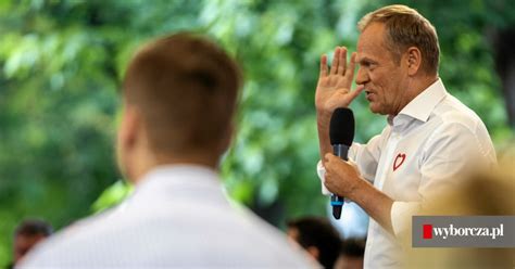 Donald Tusk w Ustroniu Mieszkańcy chcą aby posprzątał po rządach PiS