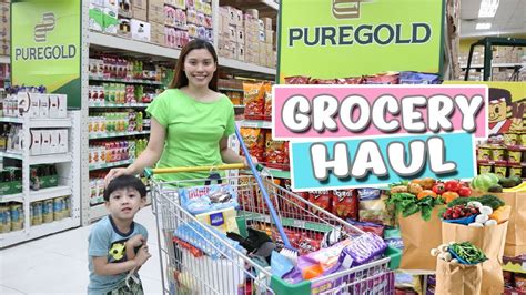 Ano Binibili Namin Sa Grocery Nakakuha Ako Ng Libreng Load Hihi Ang