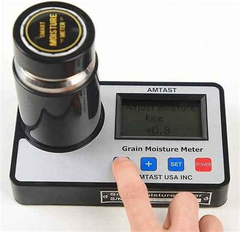 Amtast Smart Grain Moisture Meter Portable Moisture Tester For 14