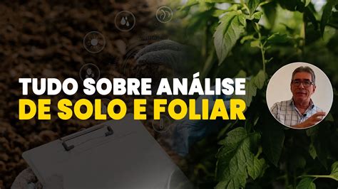 Saiba Tudo Sobre An Lise De Solo E An Lise Foliar Youtube