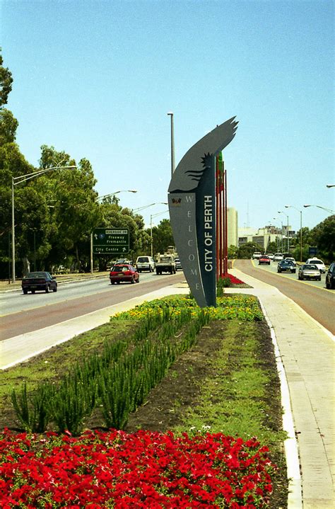 Australia Welcome To Perth Sign JL John Law Flickr