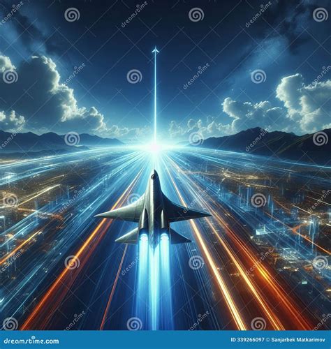 Supersonic Flight, The Plane To Travel Faster Than Ever. Airplane
