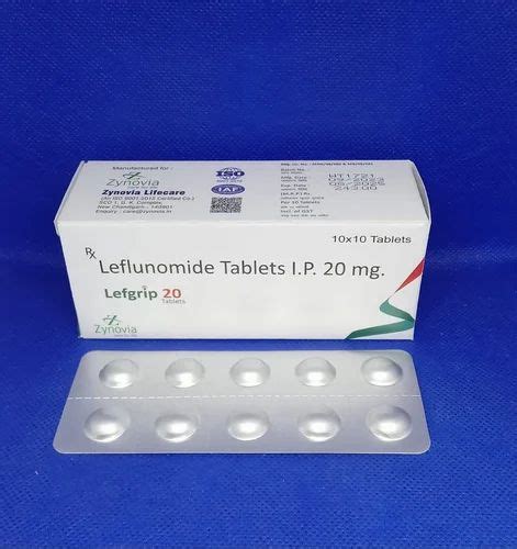 Leflunomides 20 Mg Tablets At Rs 2429 20 Box Leflnomide In Mohali