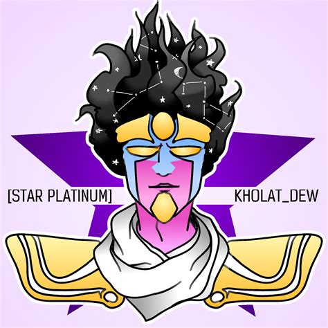 Star Platinum Drawing Rstardustcrusaders