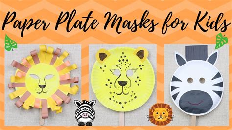 Paper Plate Lion Mask Template