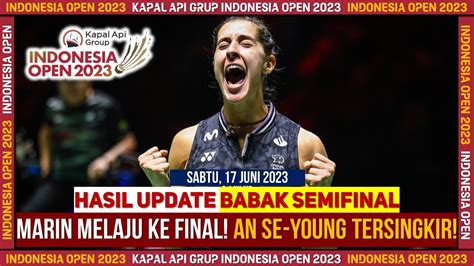 Wakil Thailand Habis Hasil Semifinal Indonesia Open Hari Ini