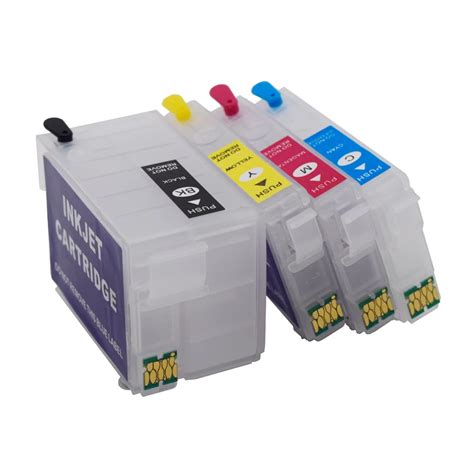 252xl 252 Refillable Ink Cartridge For Epson Wf 7710 Wf 7210 Wf 7610 Wf