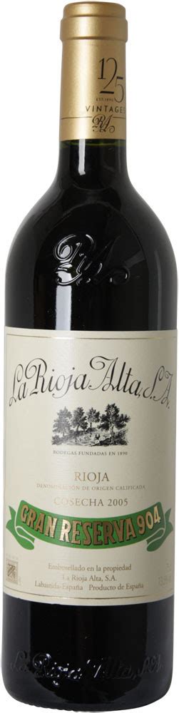 La Rioja Alta 2015 Gran Reserva 904 750ml