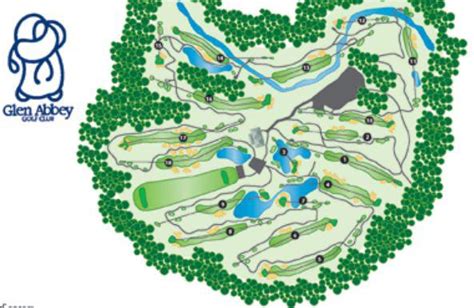 Glen Abbey Golf Club - Layout Map | Course Database