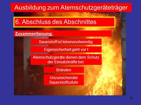 Thema Ausbildung Zum Atemschutzger Tetr Ger Ppt Herunterladen