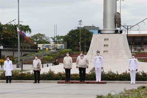 Executive Secretary Salvador Medialdea Leads The Wreath Laying Ceremony