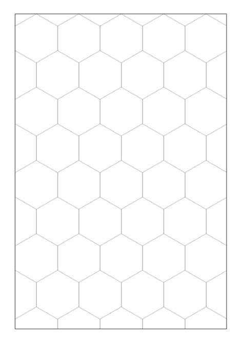 Printable Hexagon Graph Paper