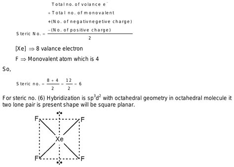 What is the geometry of xef4