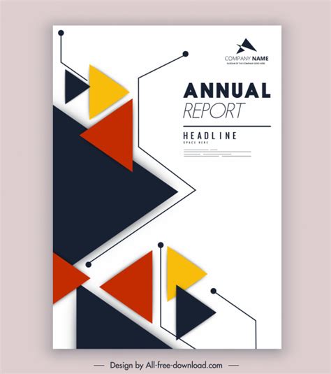 Annual Report Cover Design Cdr File Vectors Free Download 72007 Editable Ai Eps Svg Cdr Files