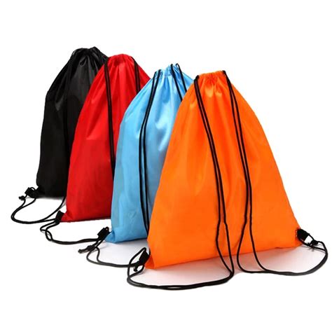 New Waterproof Gym Bags Sports Drawstring Bag Hiking Beach Swimming ...