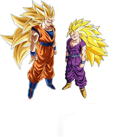 Goku Ssj3 Y Gohan Ssj3 By Princegohan227 On Deviantart