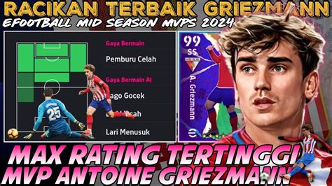 Racikan Terbaik Griezmann Mid Season Mvp E Football Youtube