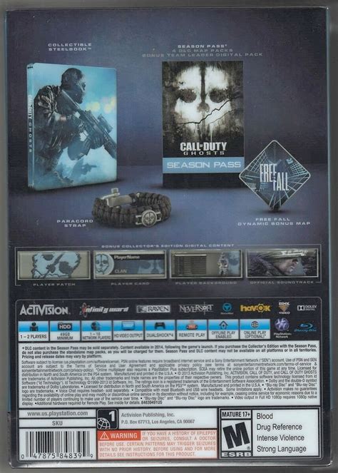 Call Of Duty Ghosts Hardened Edition Ps4